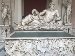 Classical sculptures in Vatican Museum